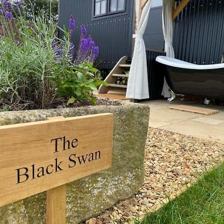 The Black Swan Shepherd Hut Ketton Kültér fotó